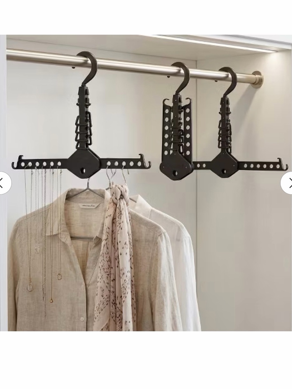 Hook & Hang multiple garments hanger closet organizer